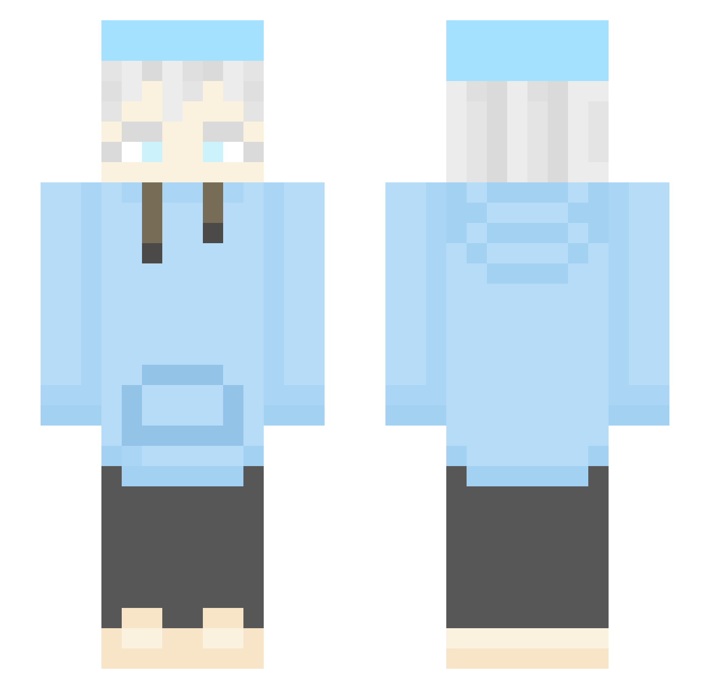 CM_Min3806 Minecraft skin, front and back view