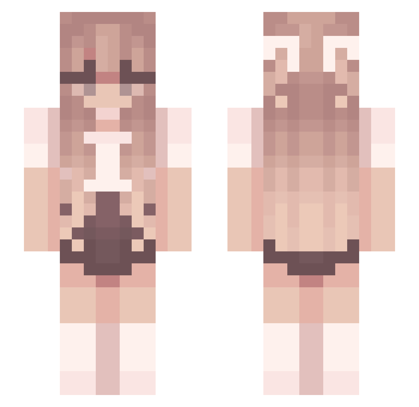sqturn_ Minecraft skin, front and back view