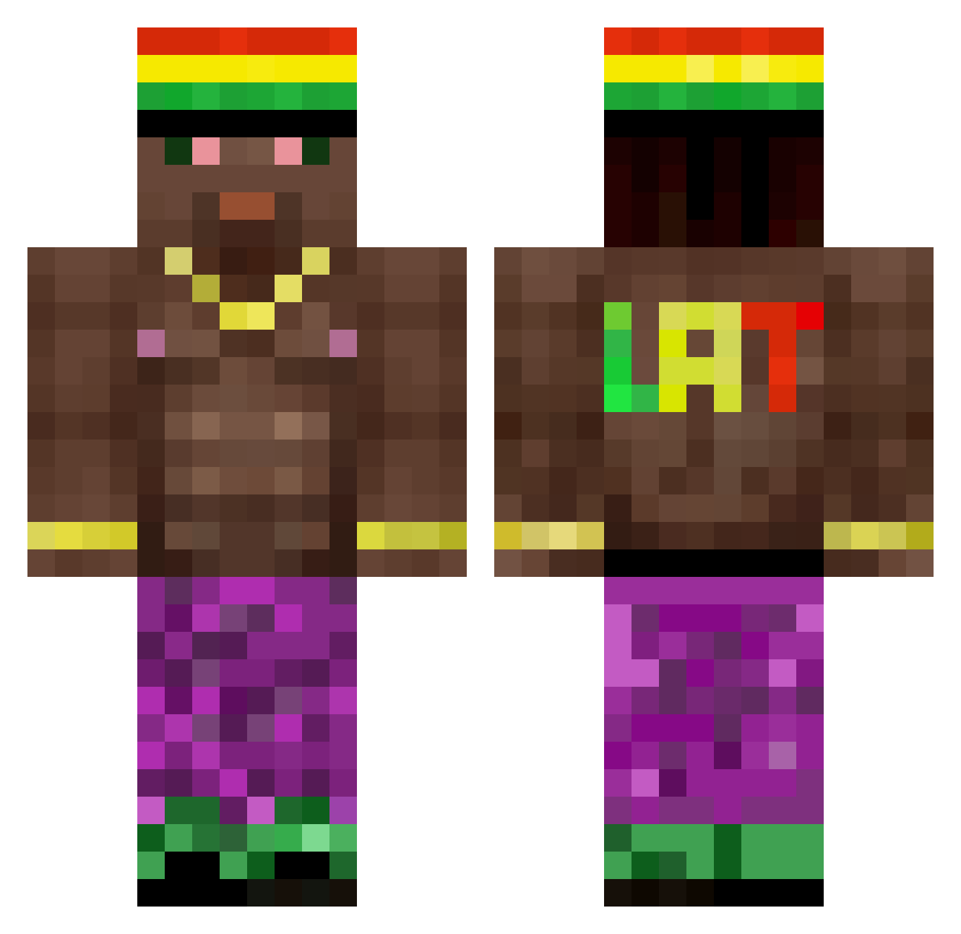 billenlikkerLa Minecraft skin, front and back view