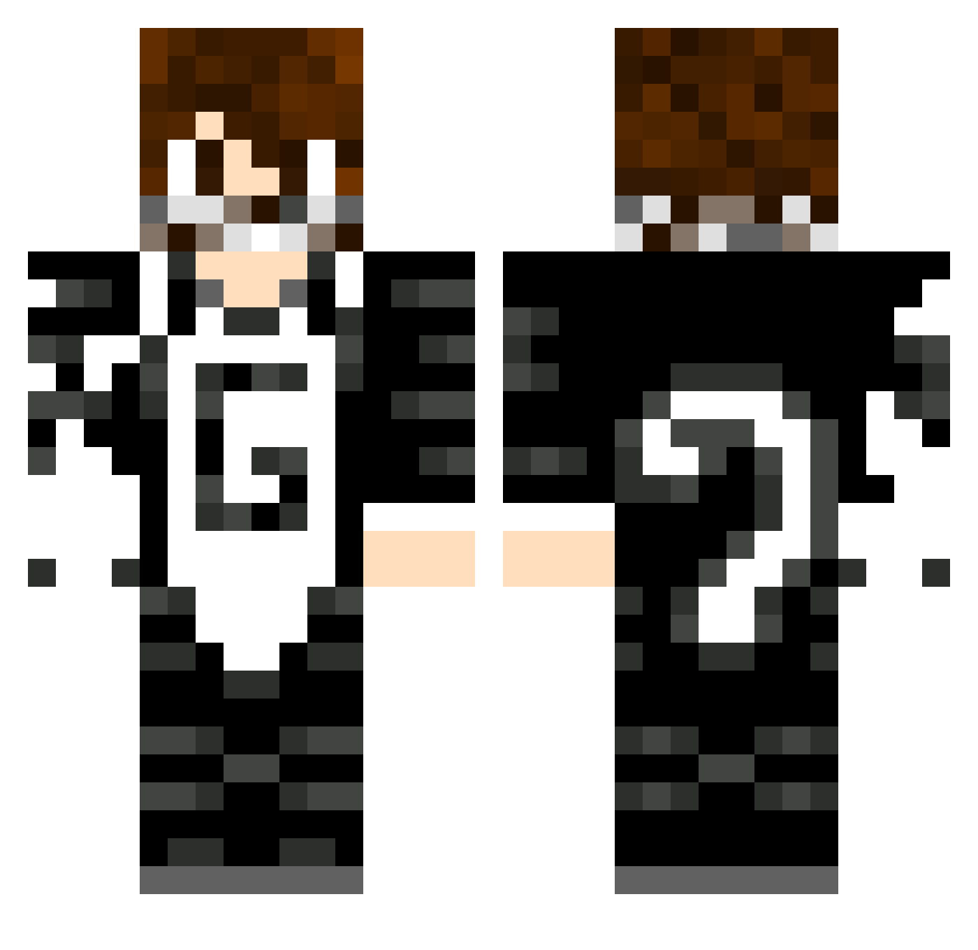jesusjuega2011 Minecraft skin, front and back view