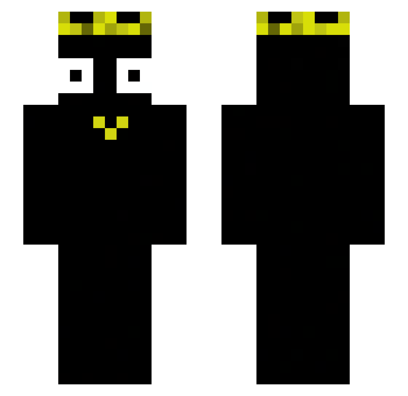 iMart1n Minecraft skin, front and back view