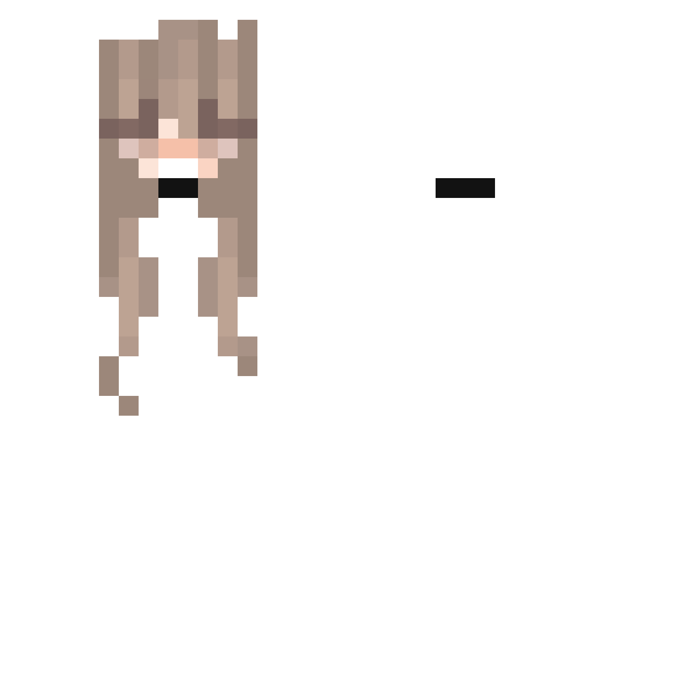 l4tzOXT Minecraft skin, front and back view