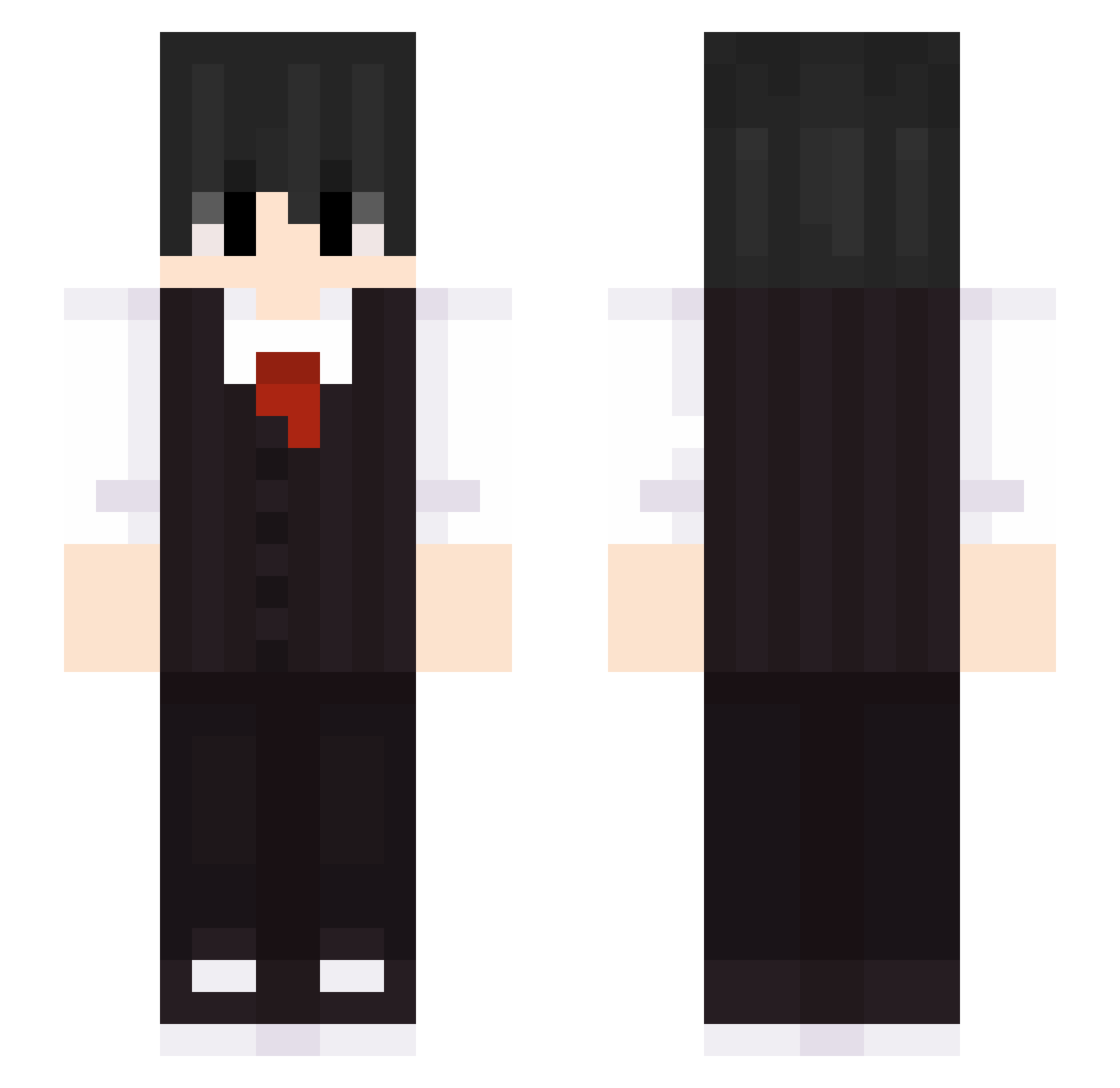 Super_Slime88 Minecraft skin, front and back view