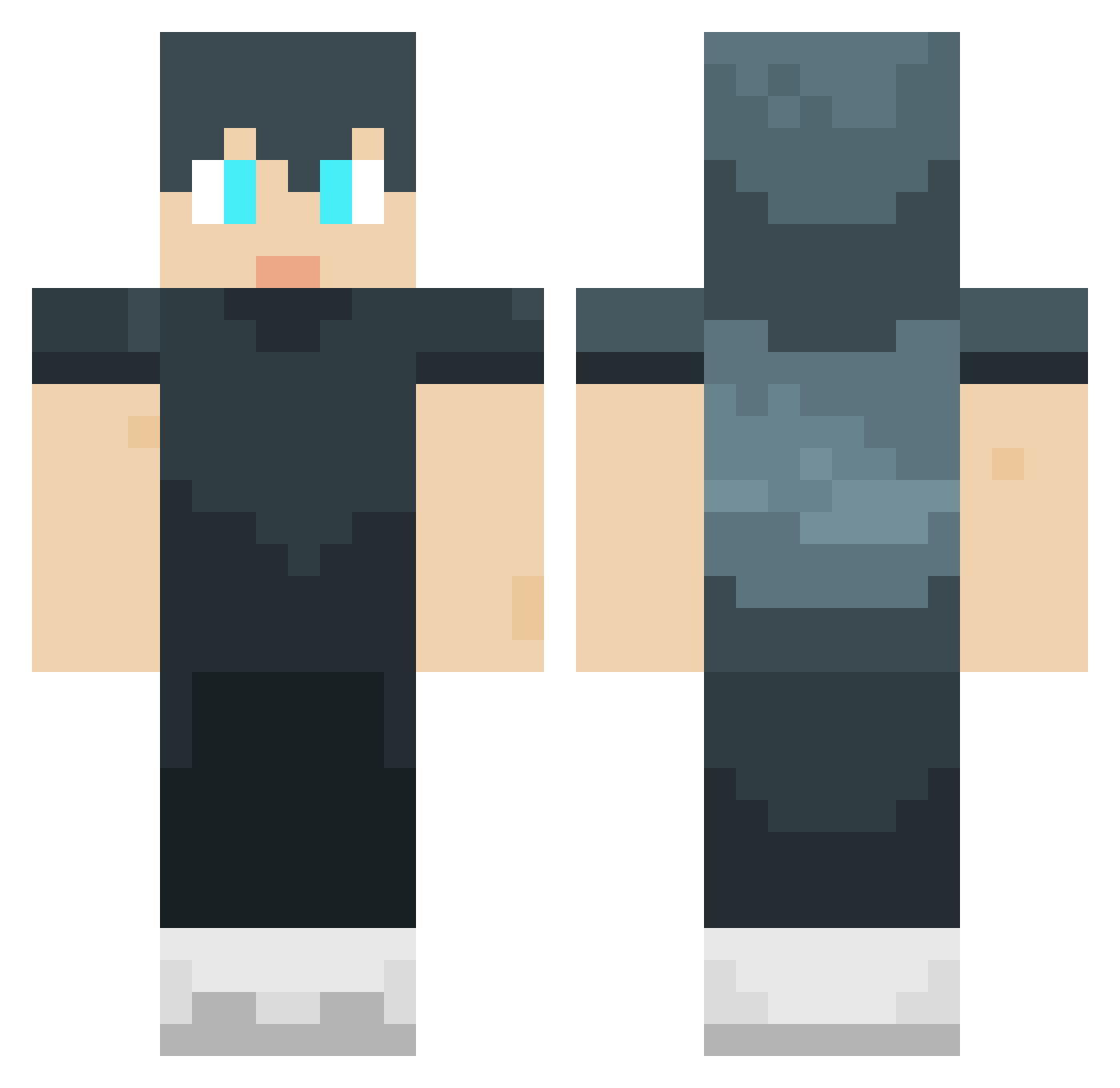 yuchan6273 Minecraft skin, front and back view