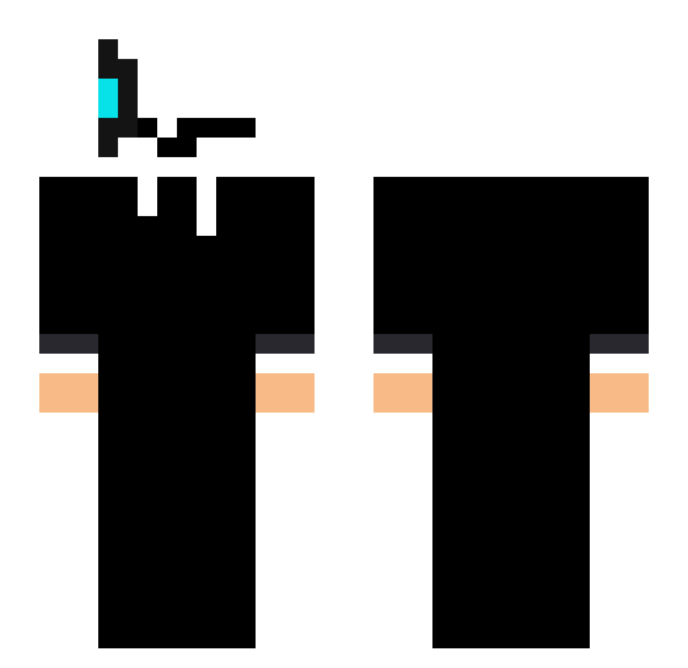 SupremeLukas0602 Minecraft skin, front and back view