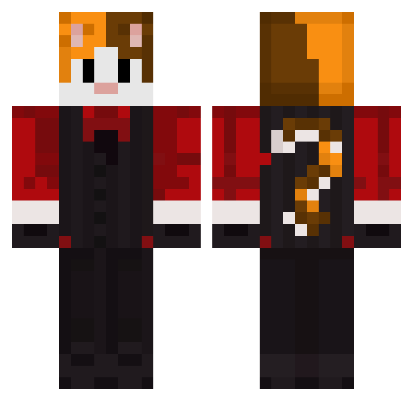 atlas_231 Minecraft skin, front and back view