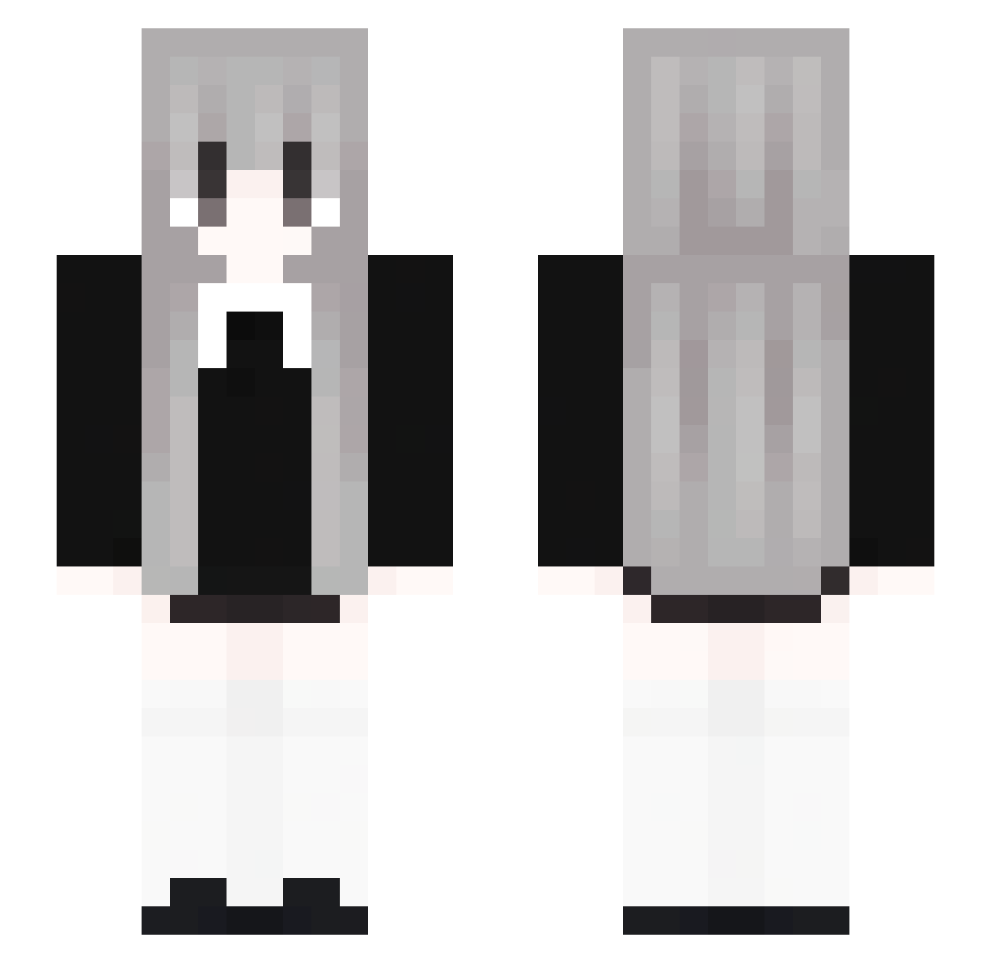 WhysoDxzzy_ Minecraft skin, front and back view