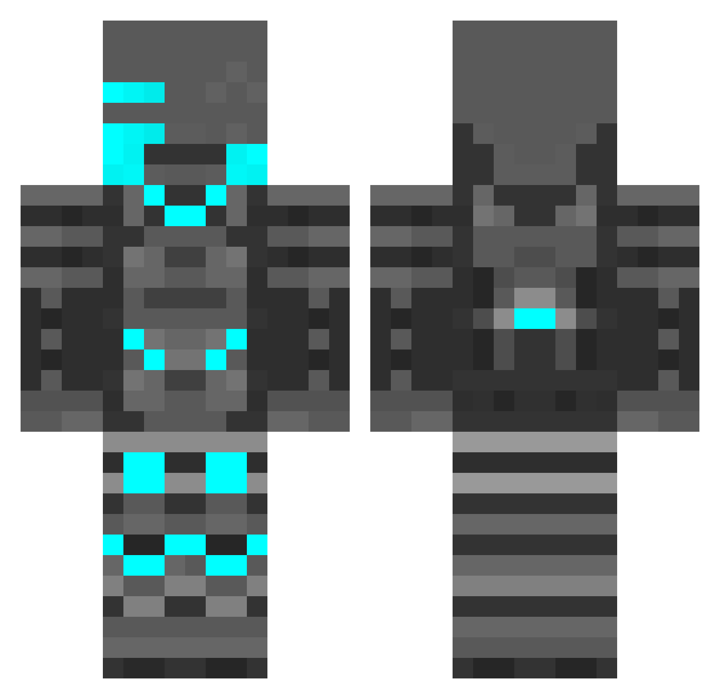 Epicgamer691 Minecraft skin, front and back view