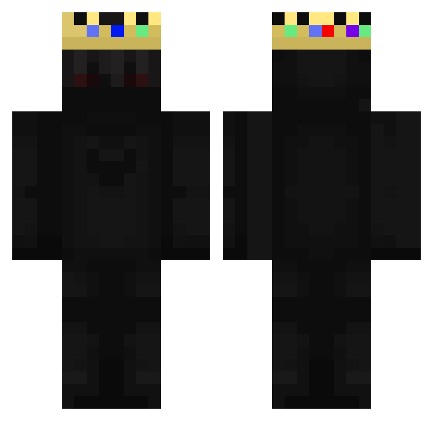 SofusK05 Minecraft skin, front and back view