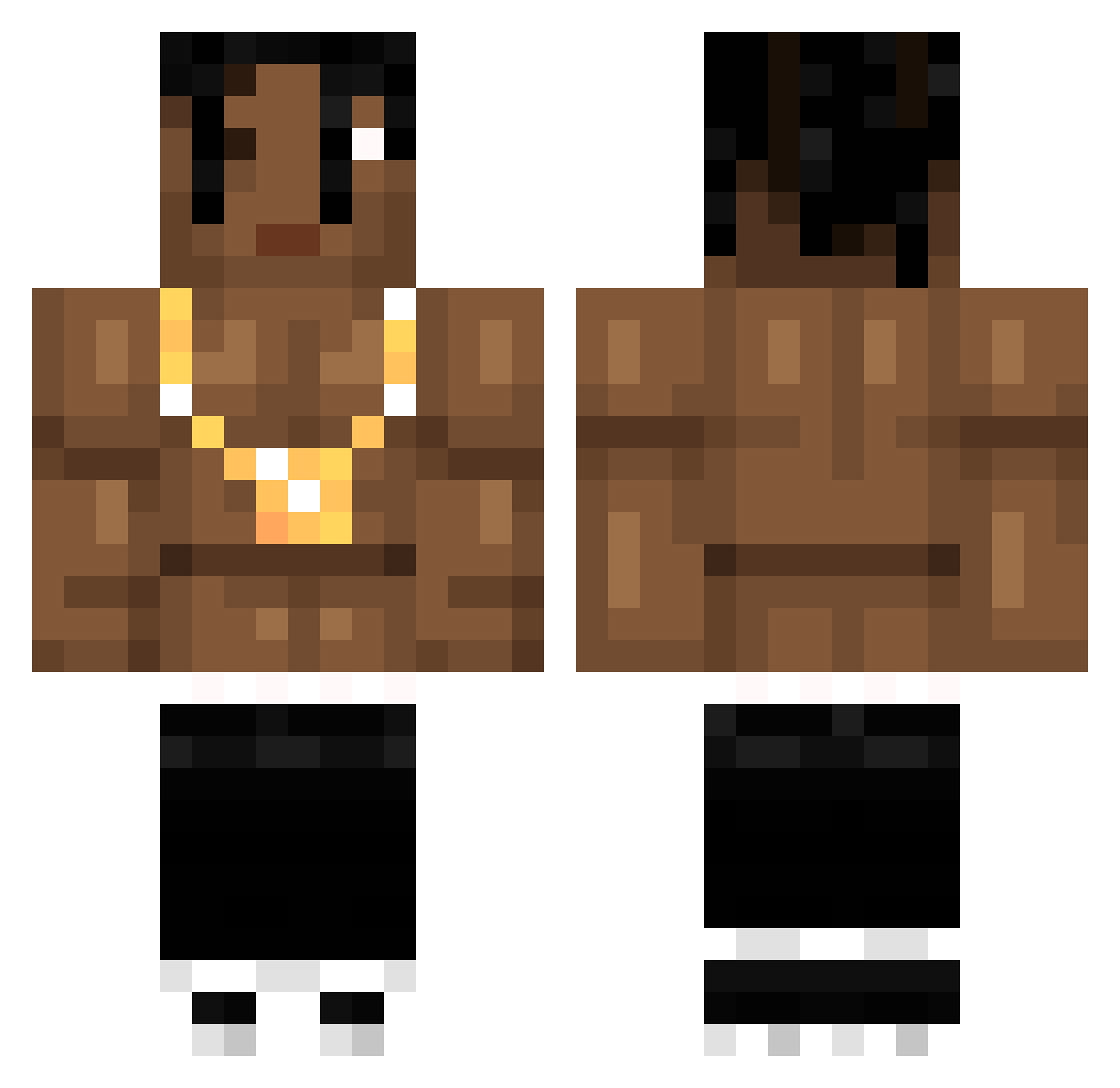 MrEasy199 Minecraft skin, front and back view