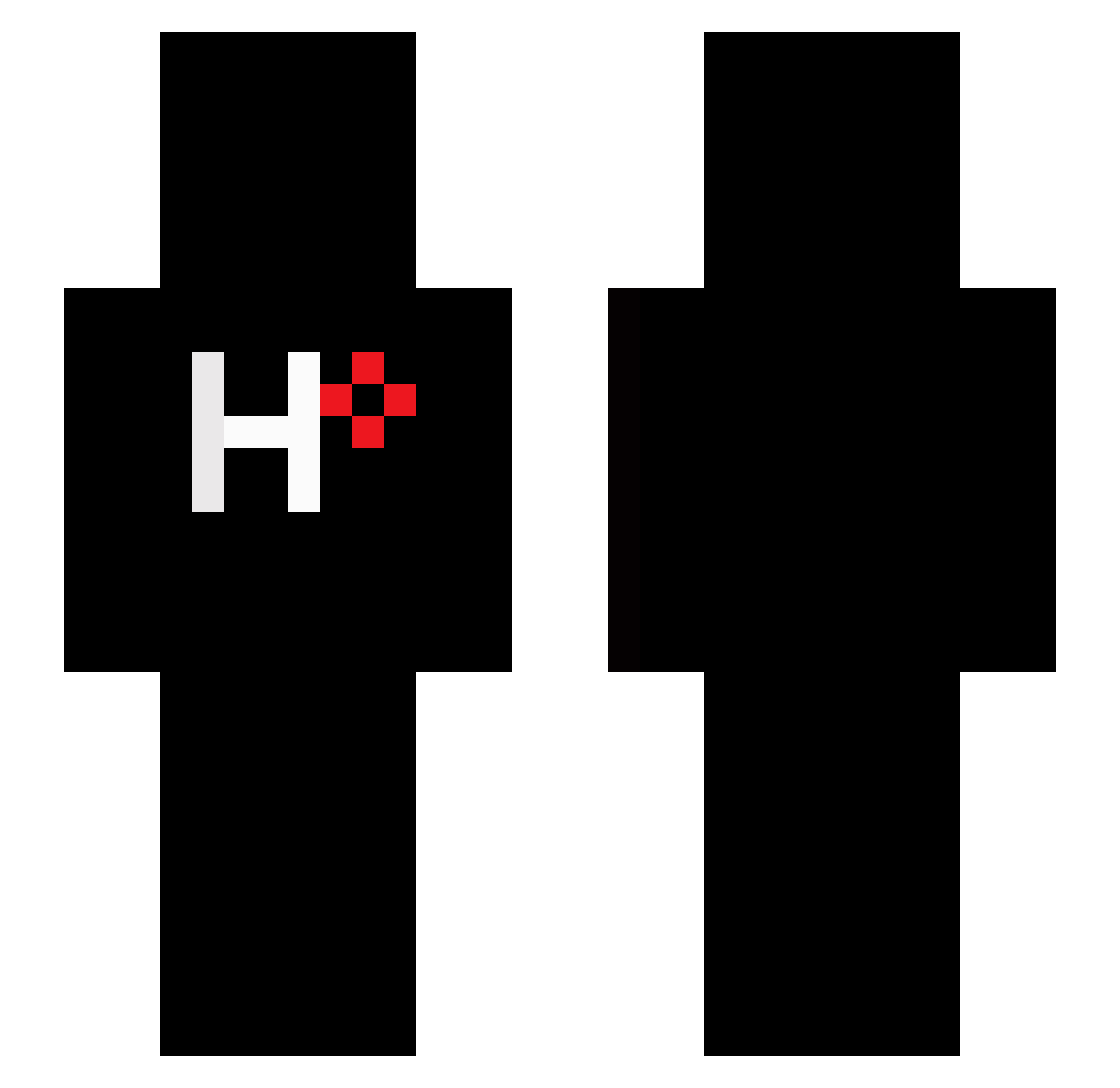 lhj8071 Minecraft skin, front and back view
