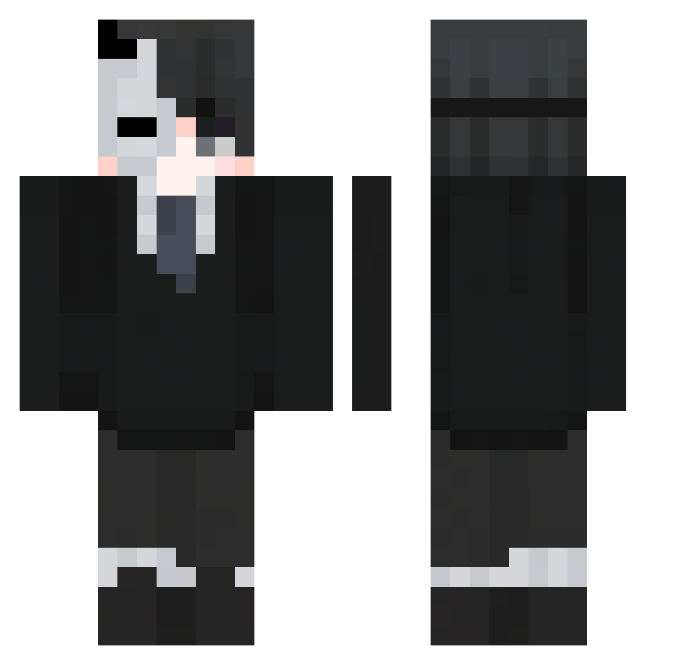 Mocox_Rsa Minecraft skin, front and back view