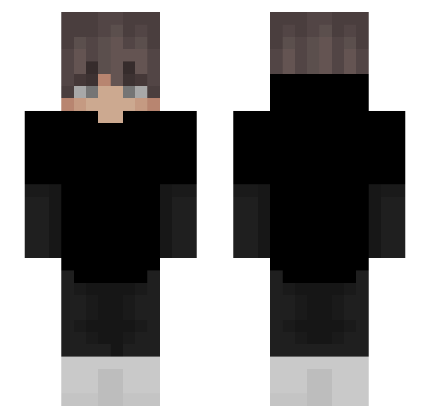ST_Ferxs Minecraft skin, front and back view