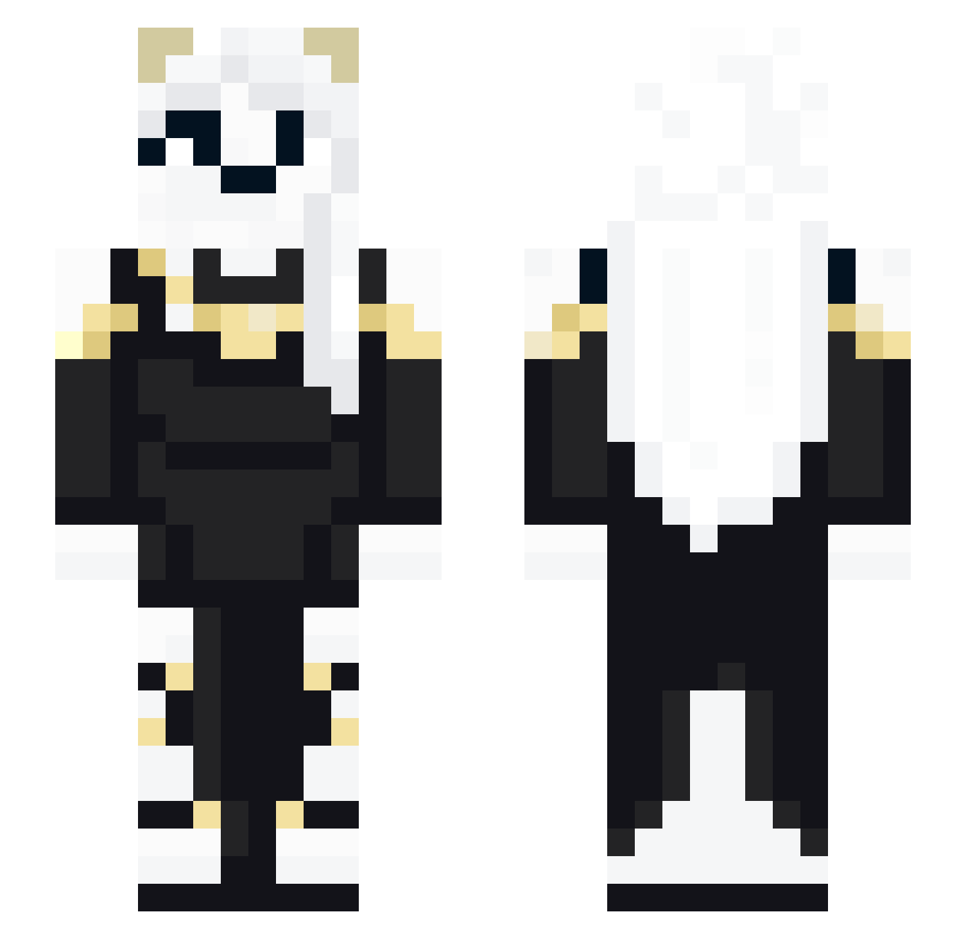 ruby_bleh Minecraft skin, front and back view