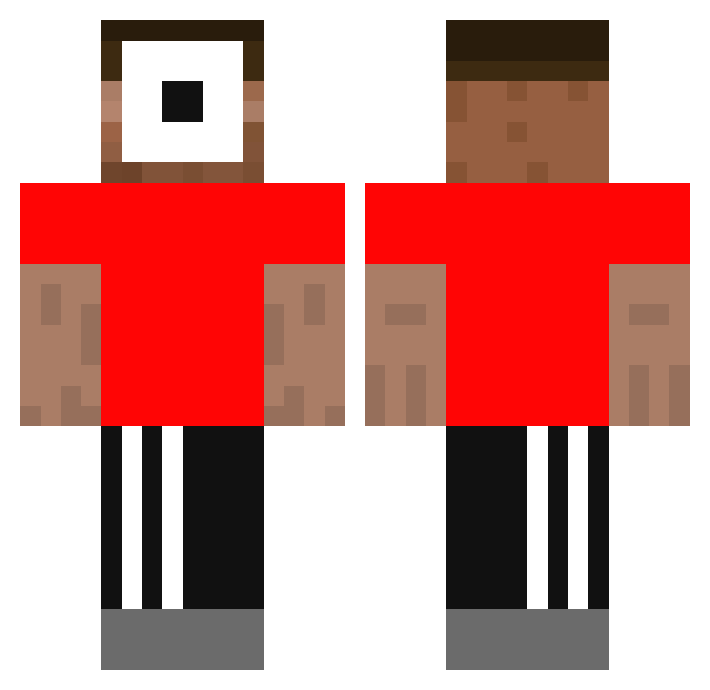 tomyyyy333344 Minecraft skin, front and back view