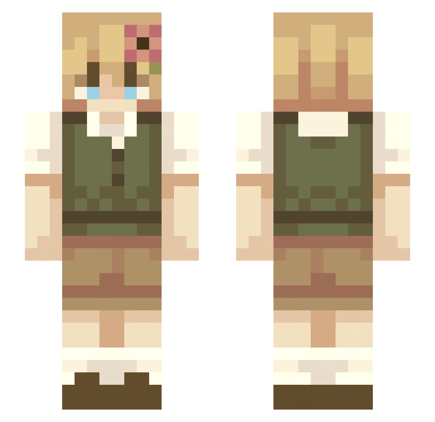 EoBad_ Minecraft skin, front and back view