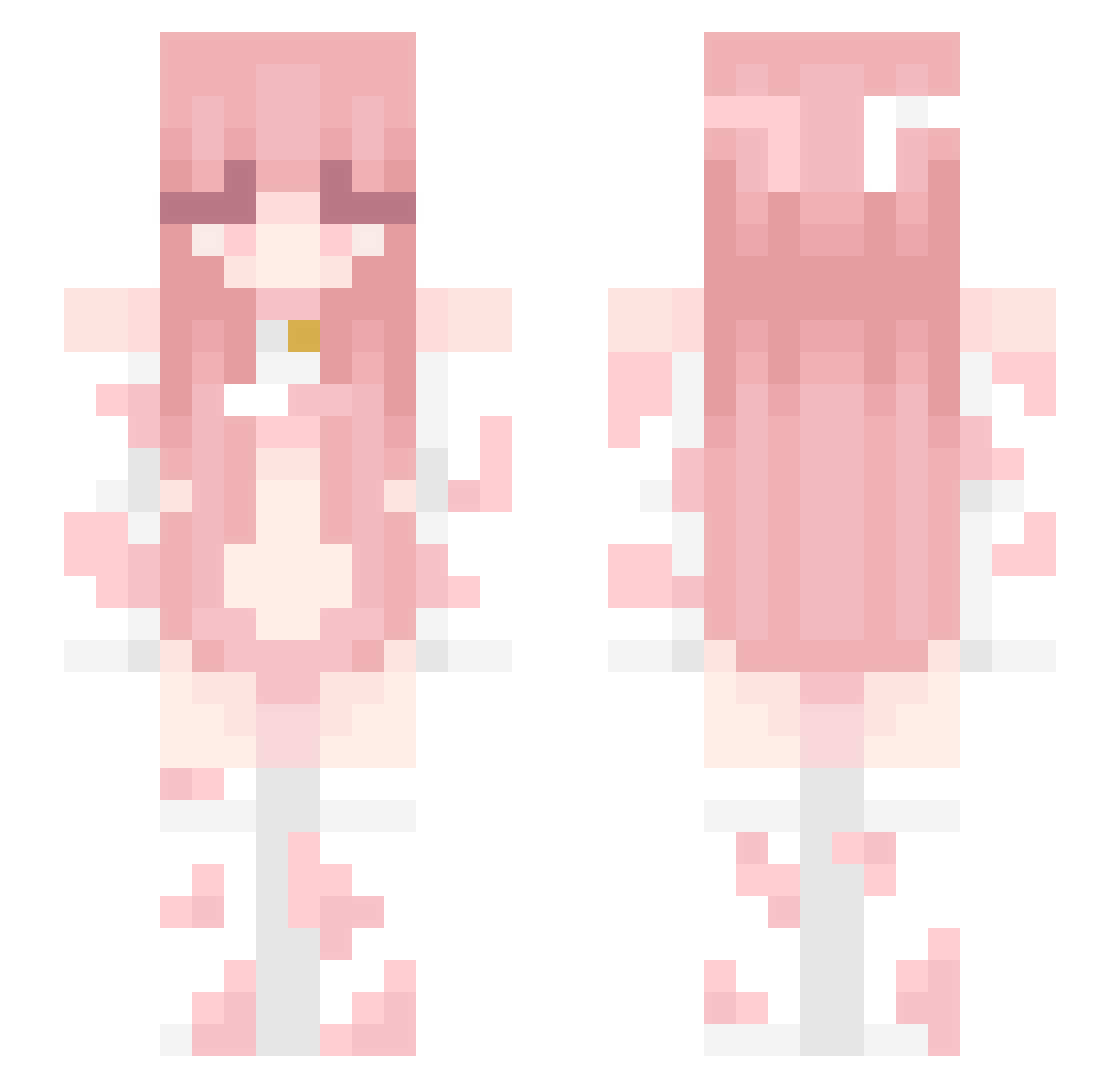 weithardo Minecraft skin, front and back view