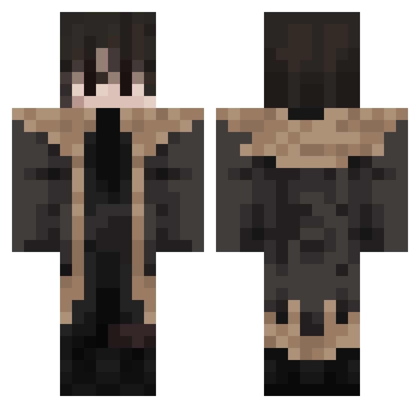 Fordsie_ Minecraft skin, front and back view
