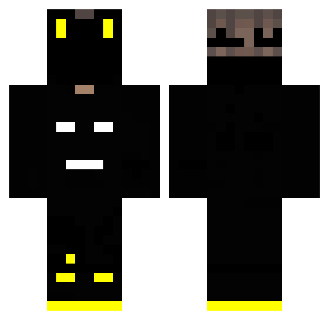 Efe_321 Minecraft skin, front and back view