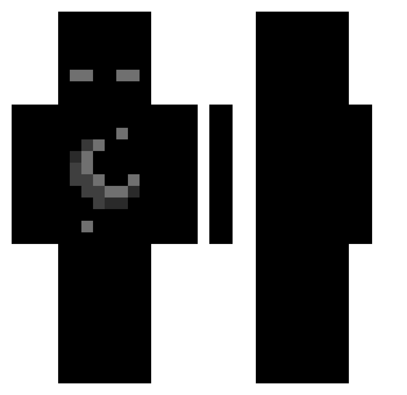 Sz3jter4K Minecraft skin, front and back view