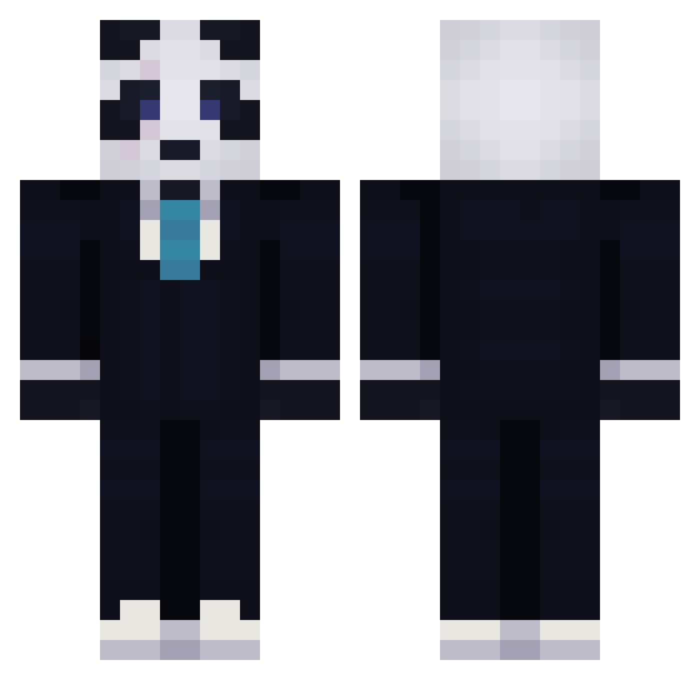 lightingwolf76 Minecraft skin, front and back view
