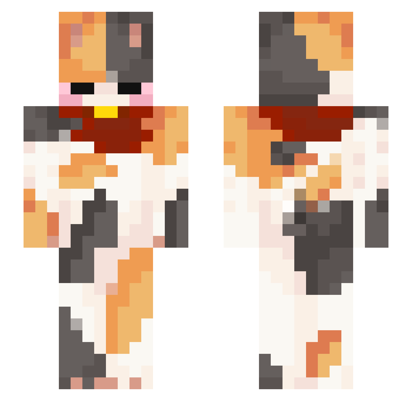 the_hoverest_one Minecraft skin, front and back view