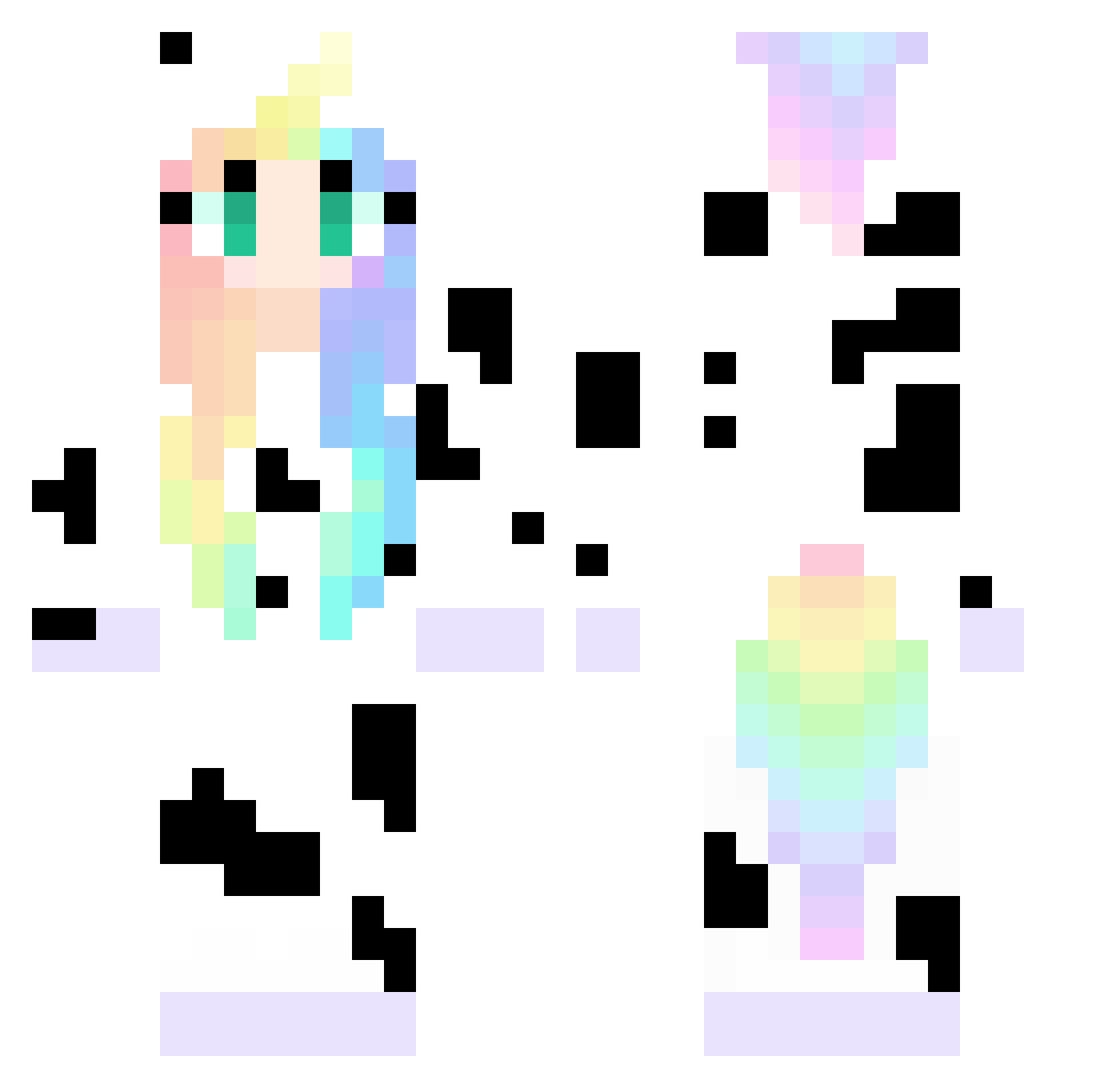 Geo1911 Minecraft skin, front and back view