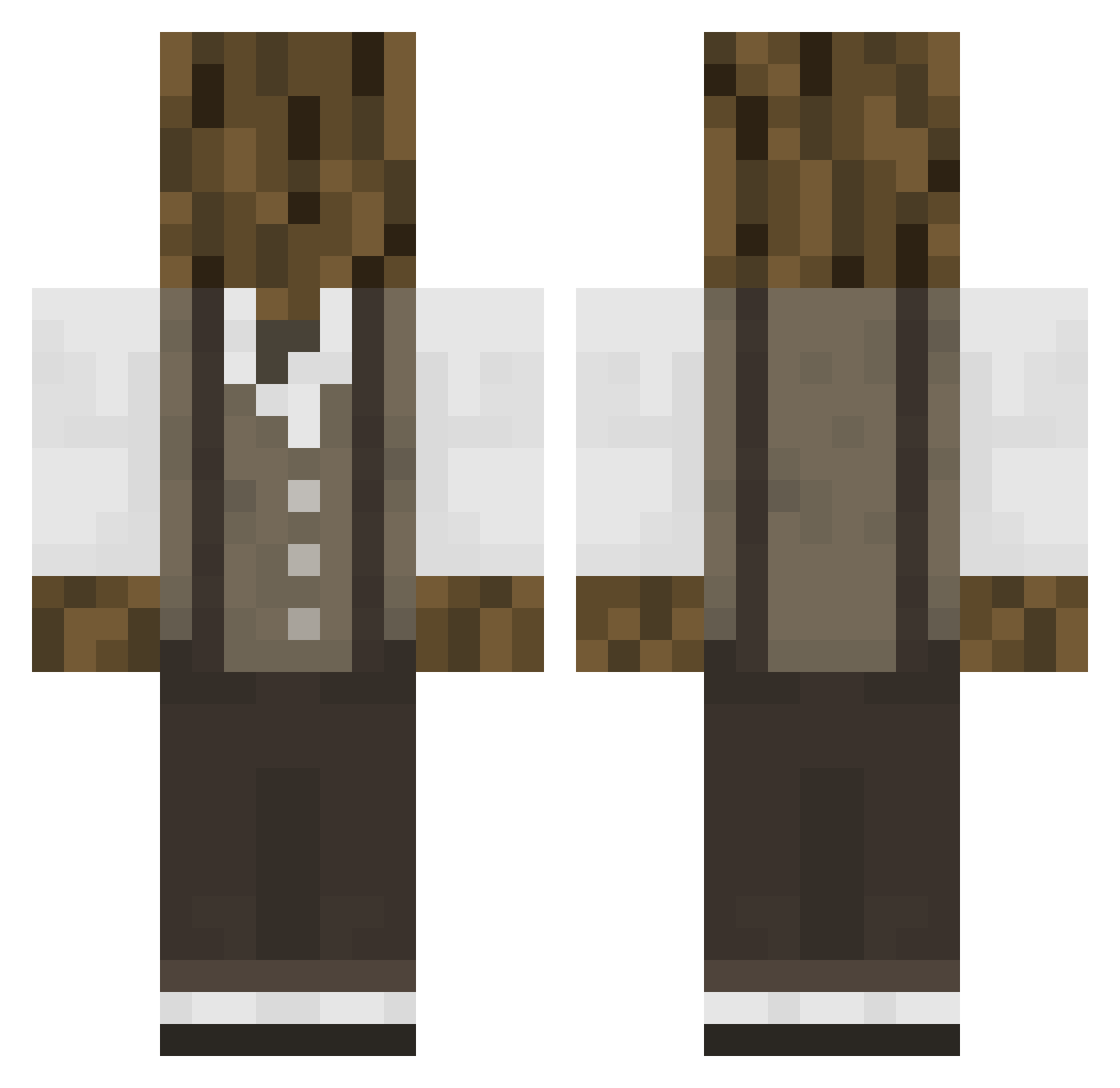 09boy09 Minecraft skin, front and back view