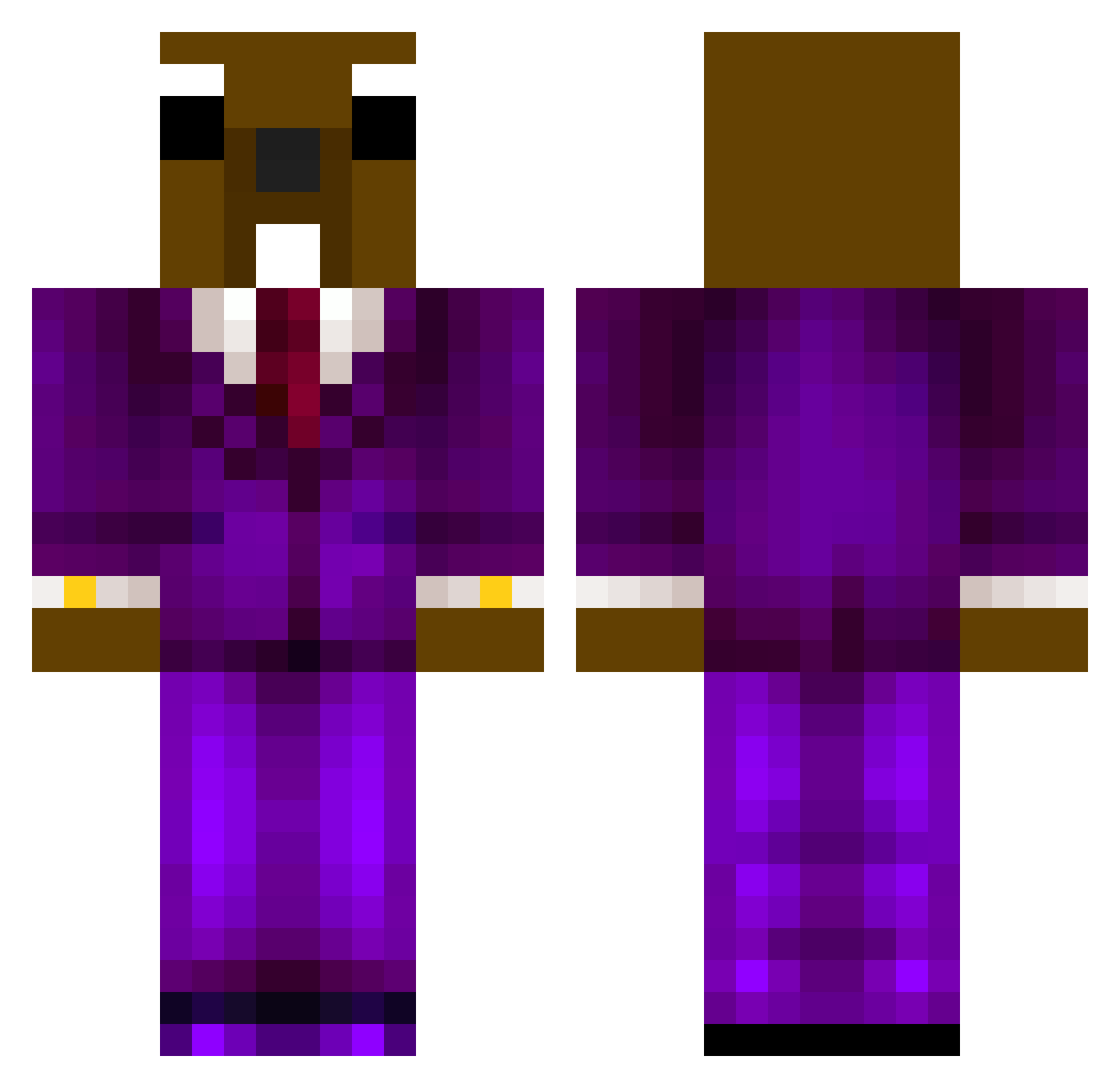 Tohwi_ Minecraft skin, front and back view
