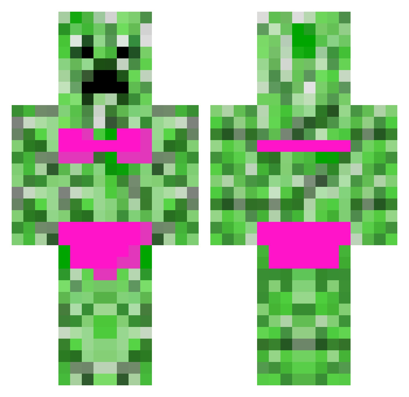 Sonops_ Minecraft skin, front and back view