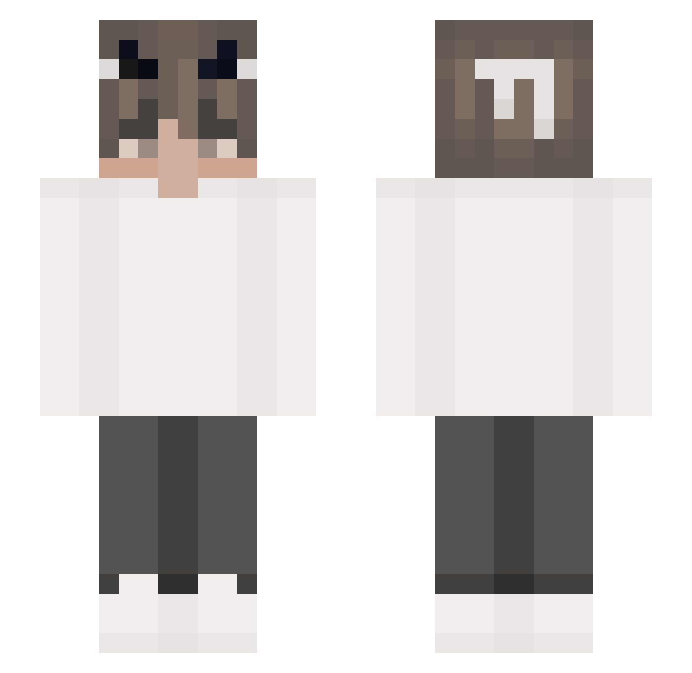 Sv26fyDog48laSv2 Minecraft skin, front and back view