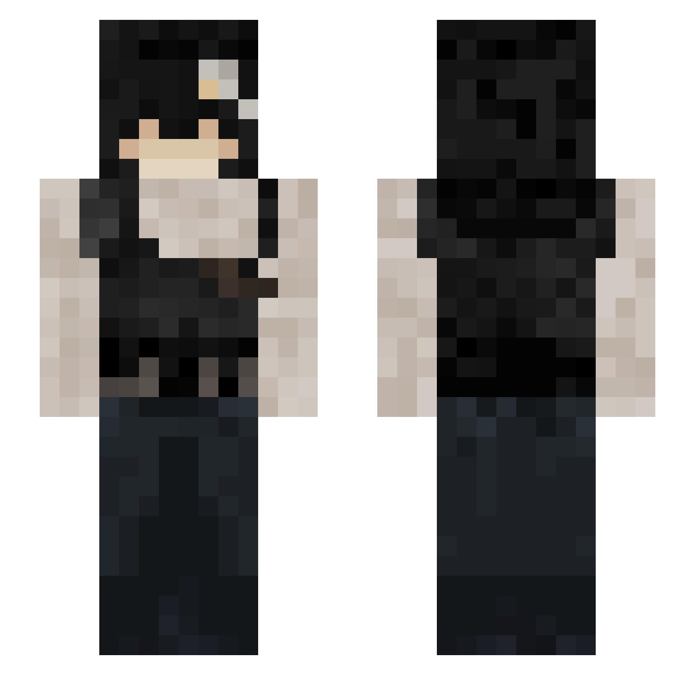 MuriloRossi Minecraft skin, front and back view