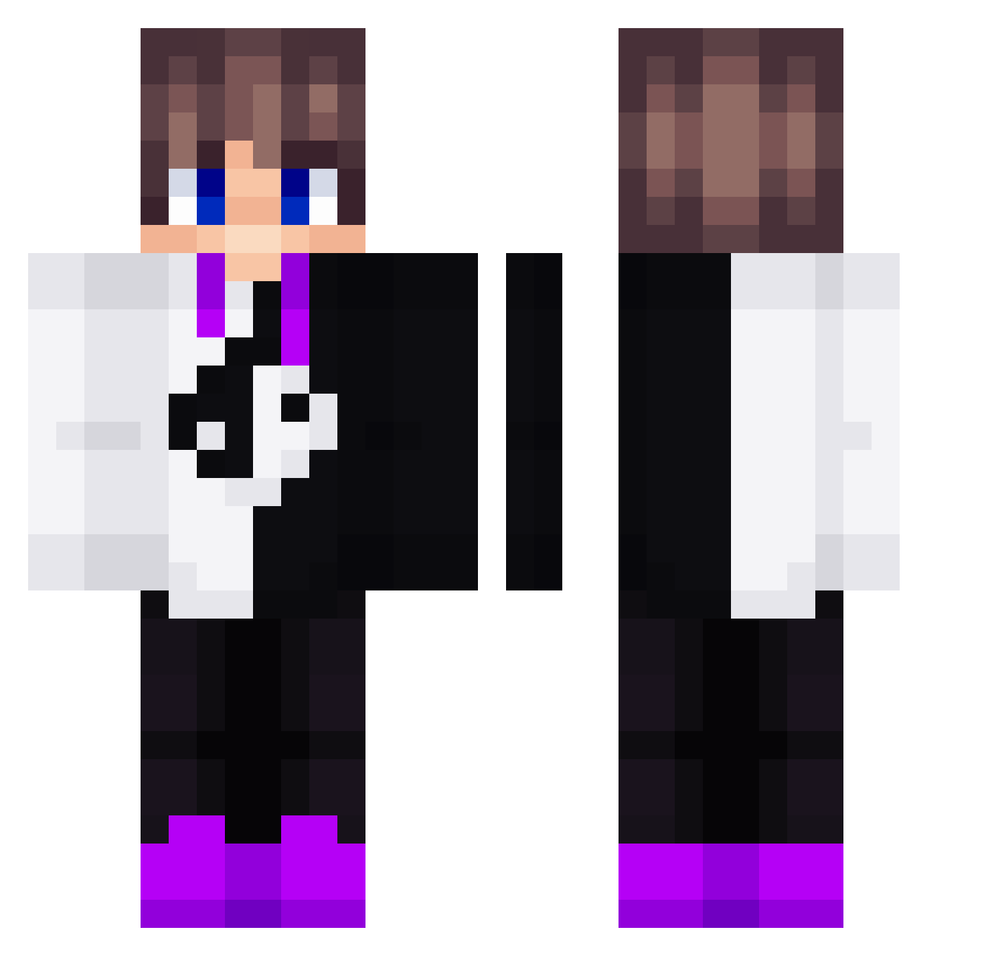 Treepz_09 Minecraft skin, front and back view