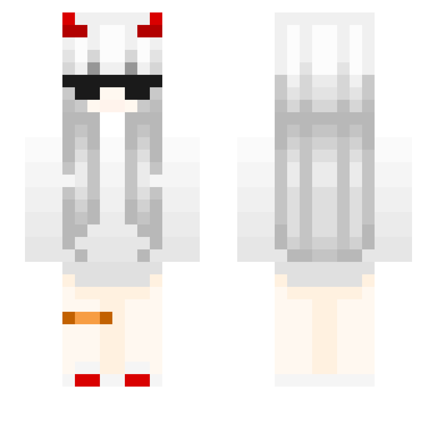 UppishBunion94 Minecraft skin, front and back view