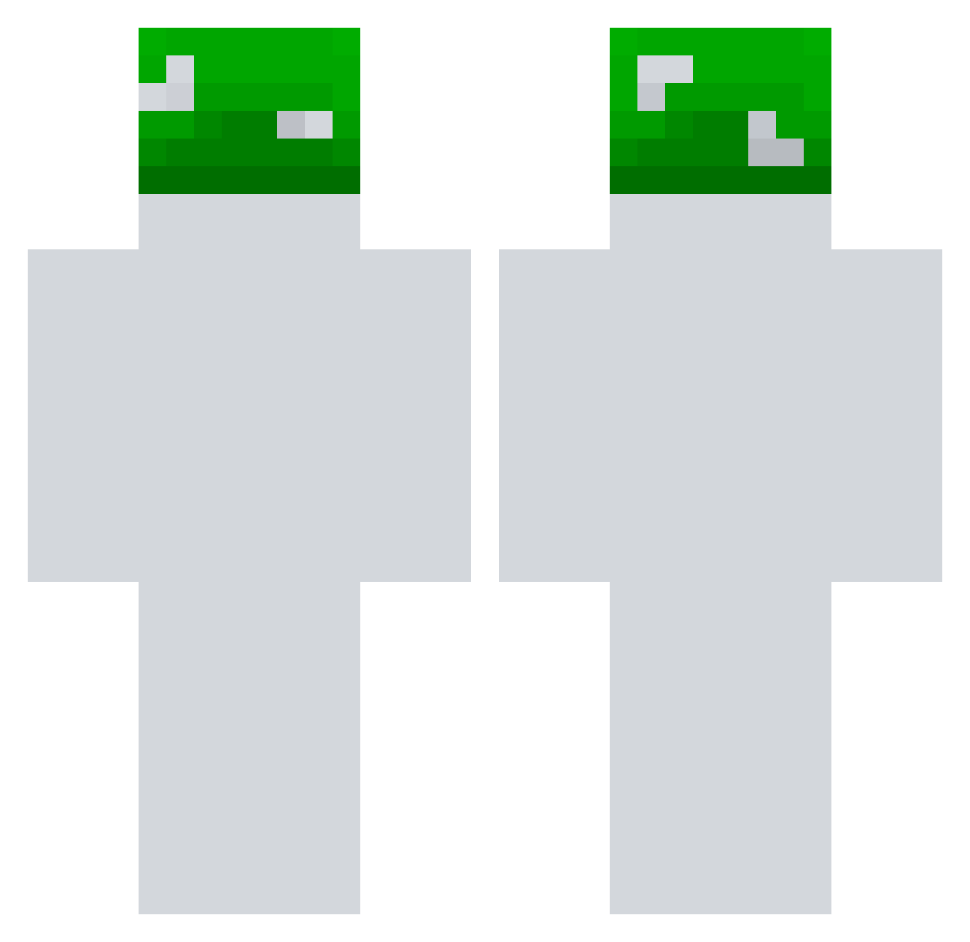 trumandoctrine Minecraft skin, front and back view