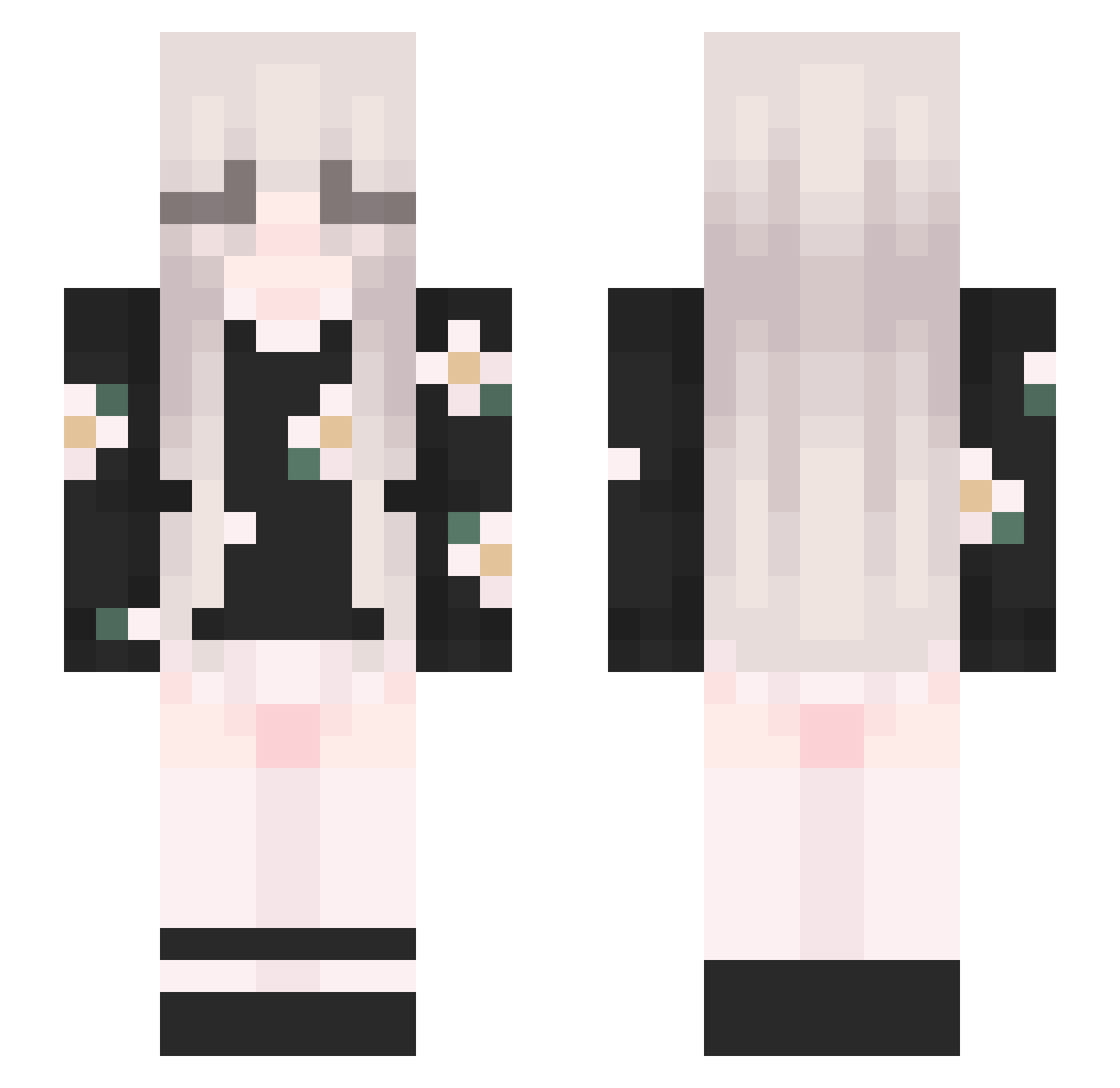 lslslslsl Minecraft skin, front and back view
