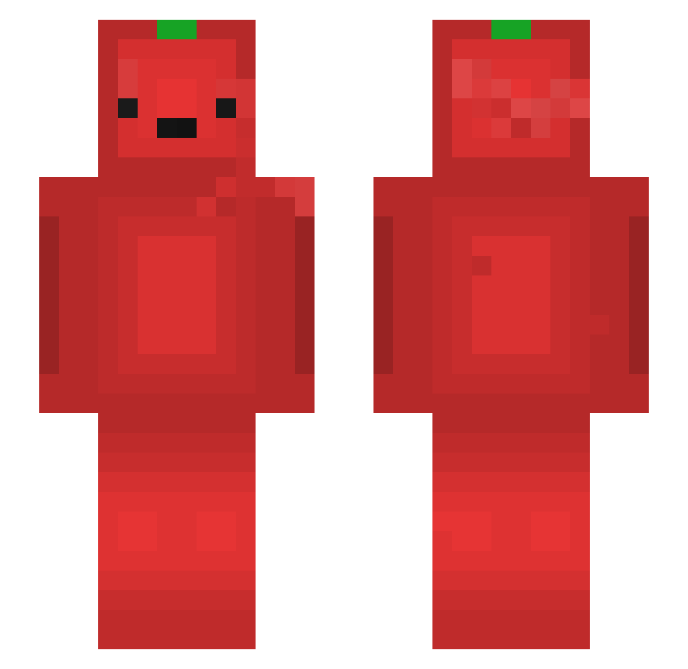 ivjgdkv Minecraft skin, front and back view