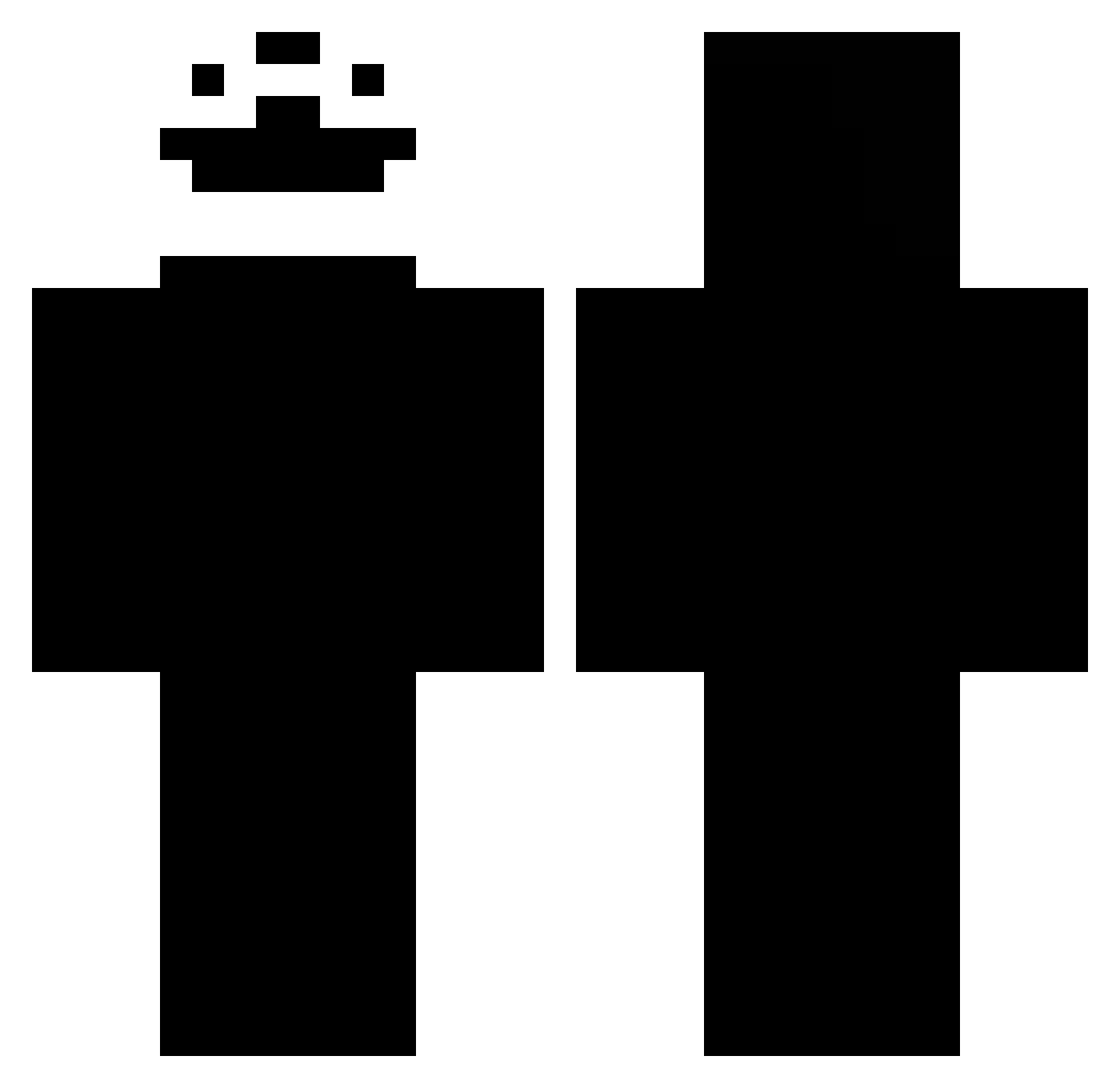 AltDeBraning Minecraft skin, front and back view