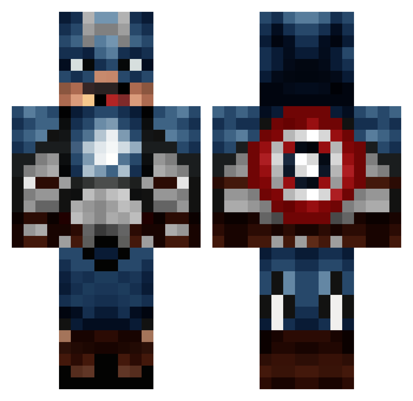 Thiago_En_Tangui Minecraft skin, front and back view