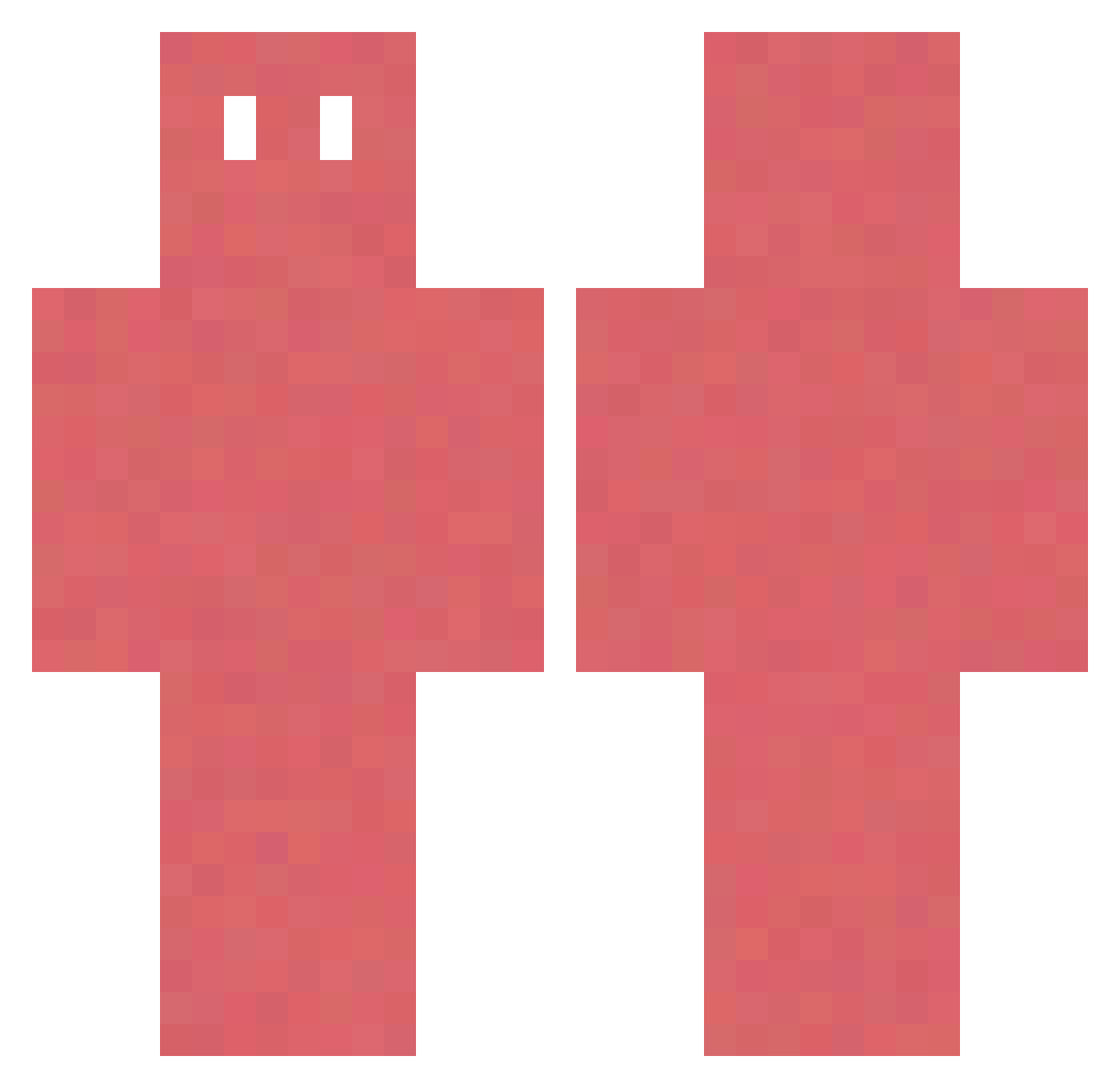 ThisNameIsShort Minecraft skin, front and back view