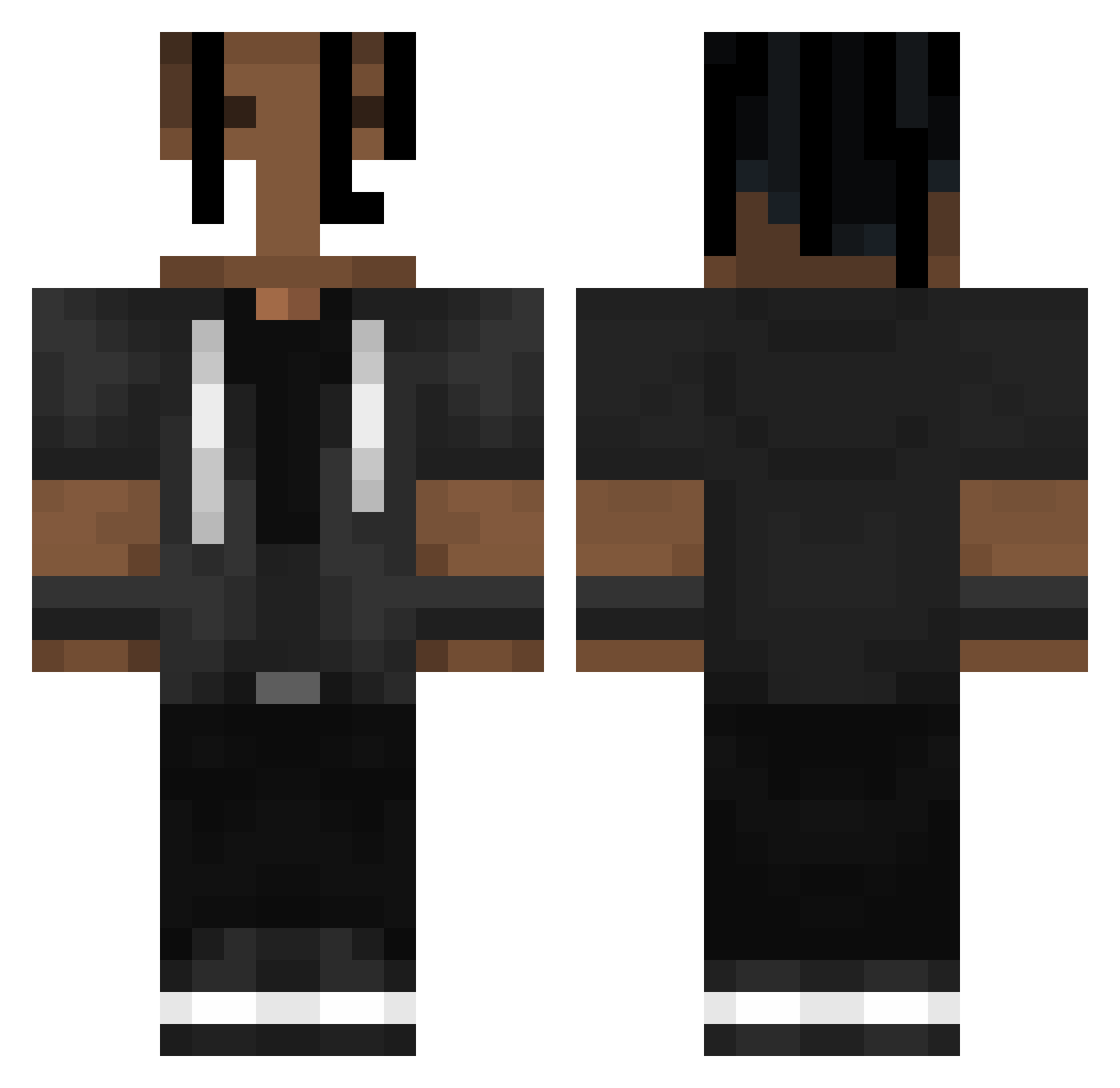 sweetpotetooo Minecraft skin, front and back view