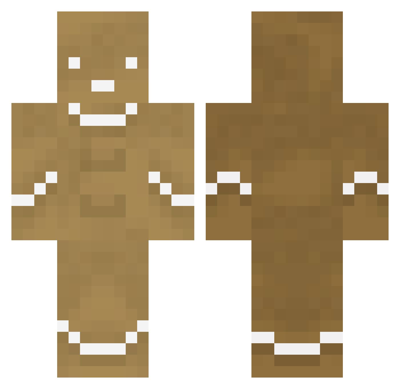 benjap0v Minecraft skin, front and back view