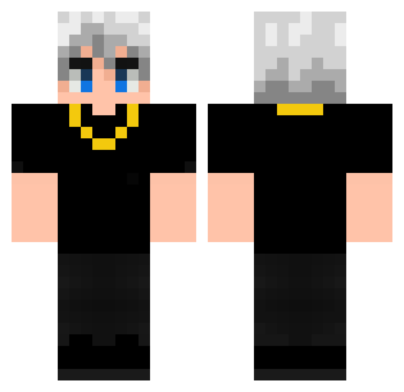 skyreaper17 Minecraft skin, front and back view