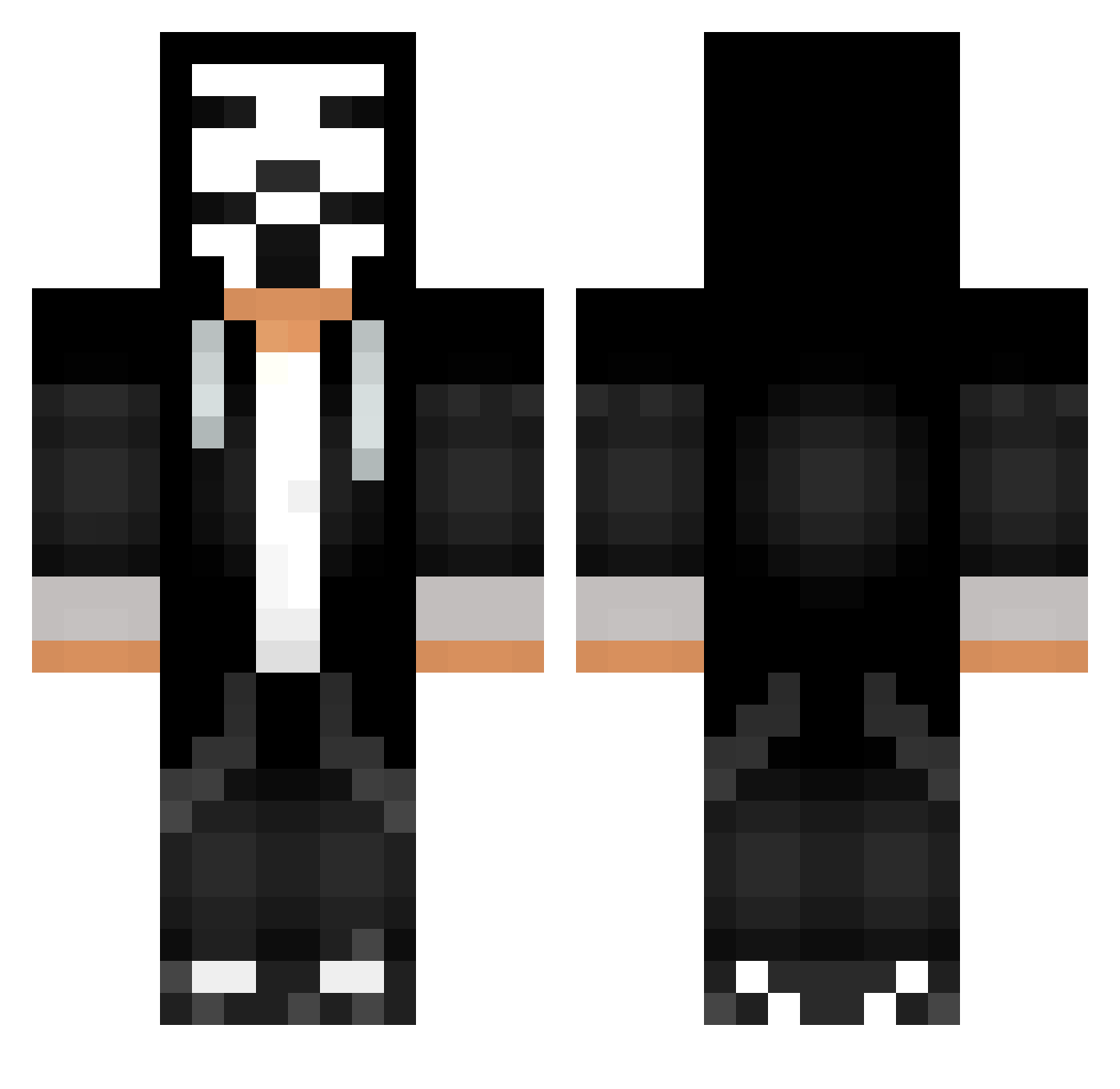 l_LITVIN_l Minecraft skin, front and back view