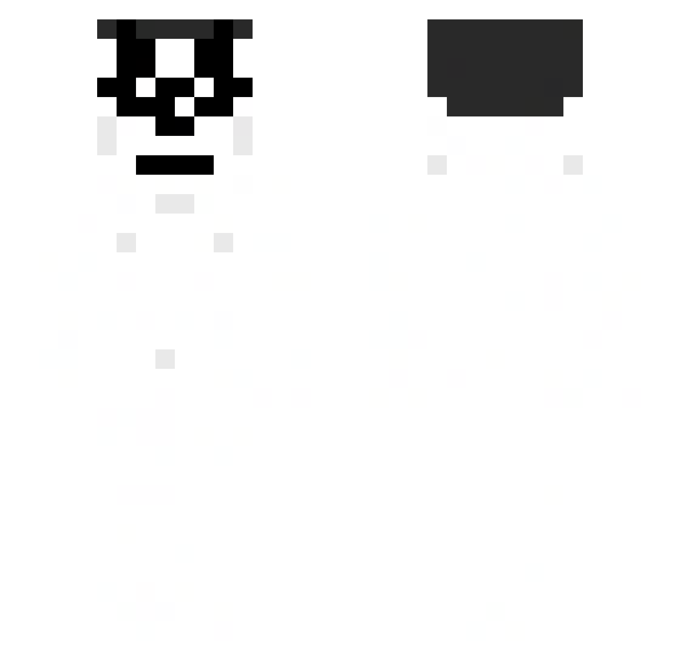 GlorpenShnorp Minecraft skin, front and back view