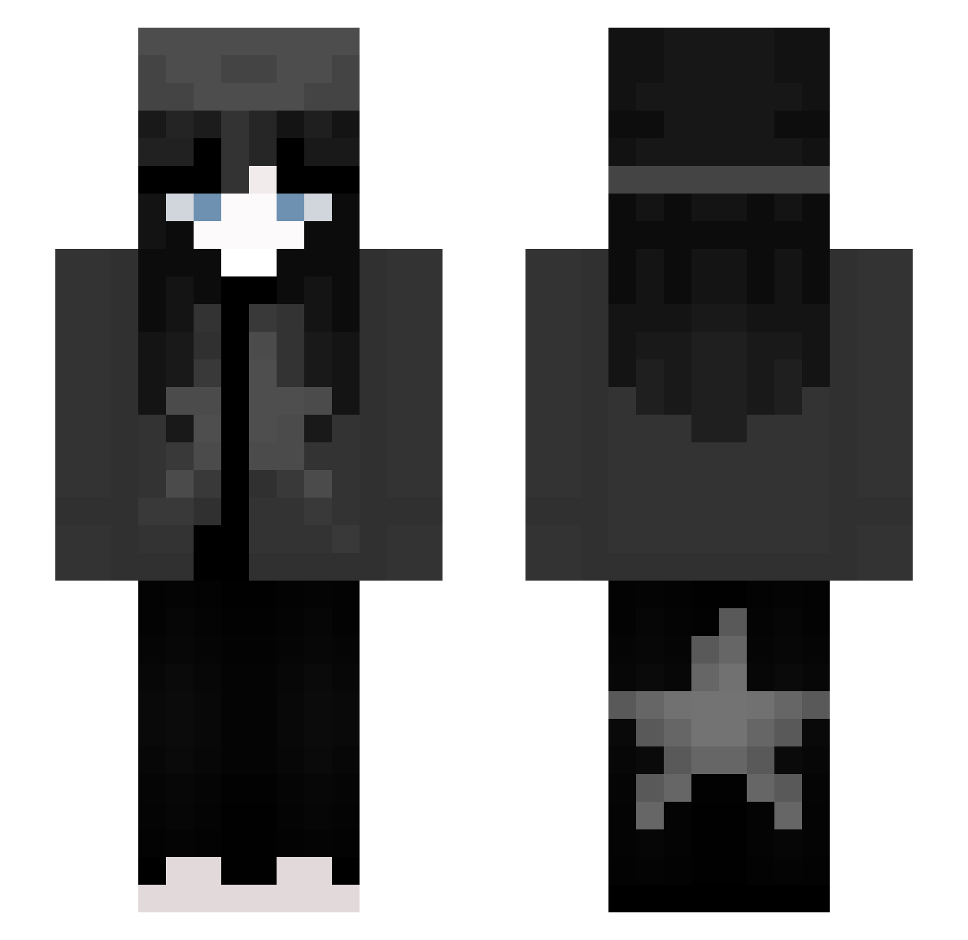SIUBESTIRANIAN Minecraft skin, front and back view