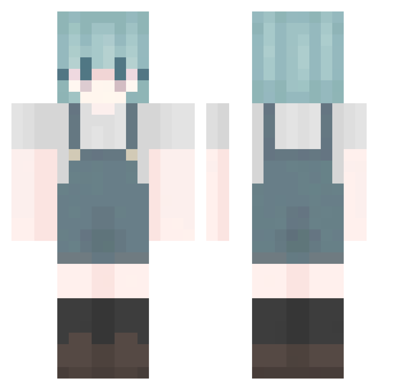 yun_0614 Minecraft skin, front and back view