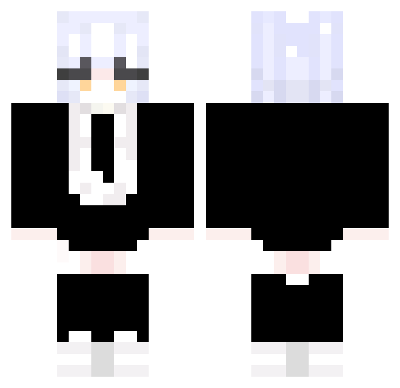 Anschlus_ Minecraft skin, front and back view