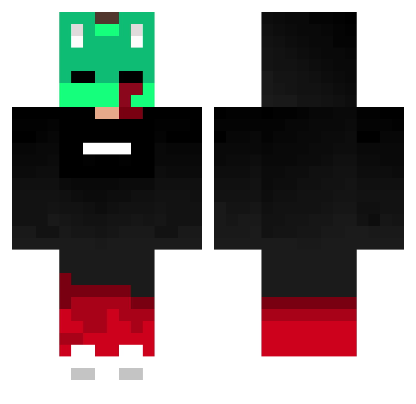 cabelinho9696 Minecraft skin, front and back view