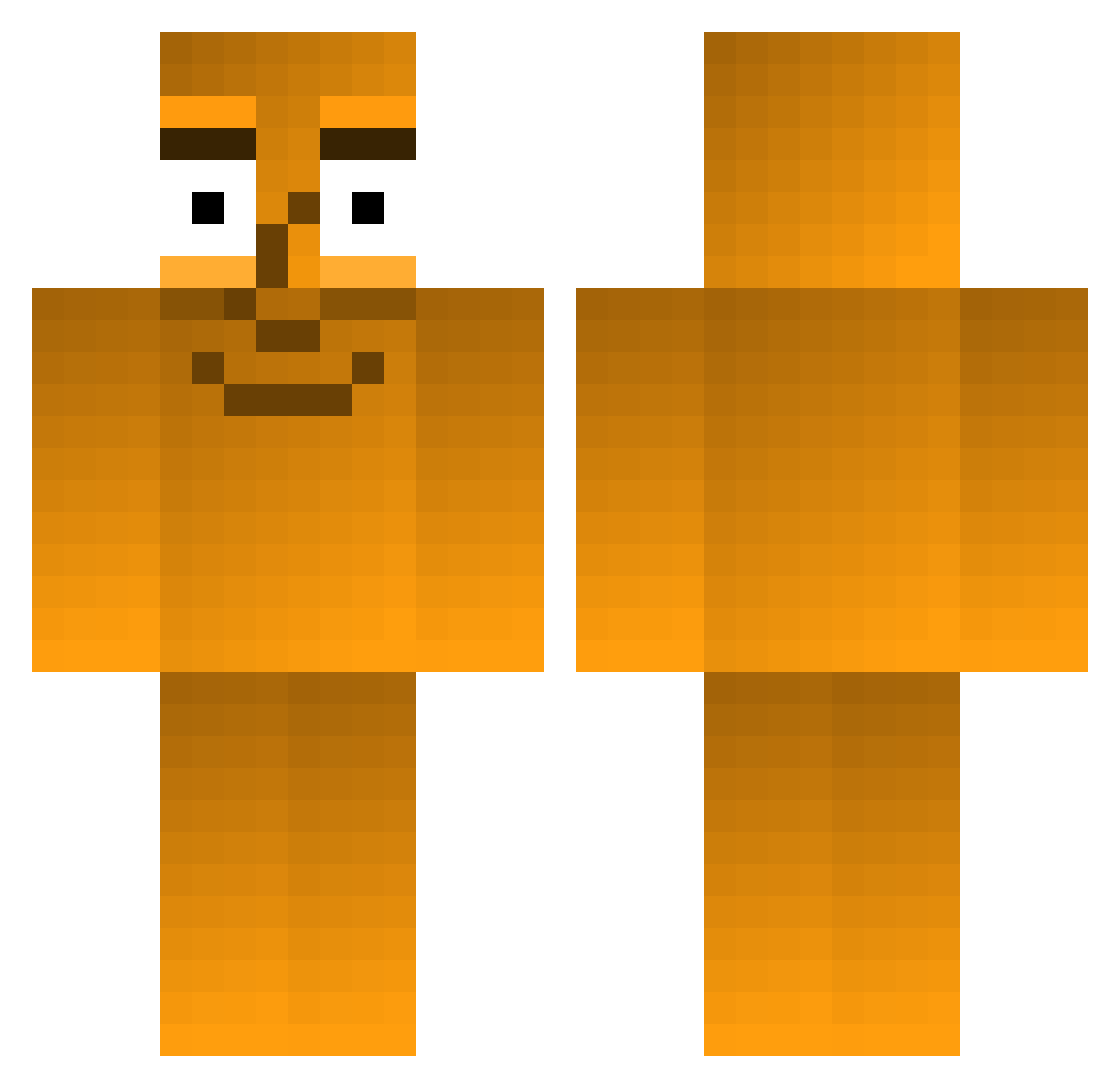 jacop8 Minecraft skin, front and back view